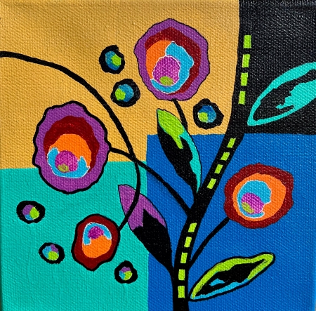 Autumn Garden II by artist Vicki Brevell